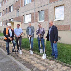 Sanierung Birkenweg - Pressemitteilung der Stadt QFT
